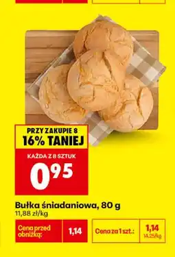 Biedronka Bułka śniadaniowa oferta