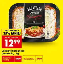 Biedronka Lasagne bolognese Donatello oferta