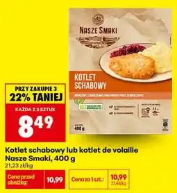 Biedronka Kotlet de volaille Nasze Smaki oferta