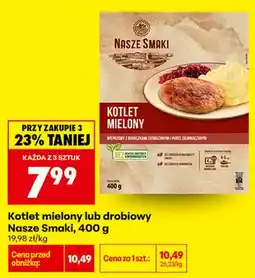 Biedronka Kotlet drobiowy Nasze Smaki oferta