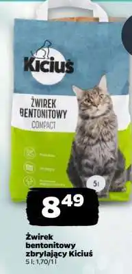 Netto Żwirek bentonitowy zbrylający Kiciuś oferta