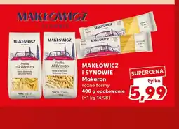 Kaufland Makaron penne Makłowicz i Synowie oferta