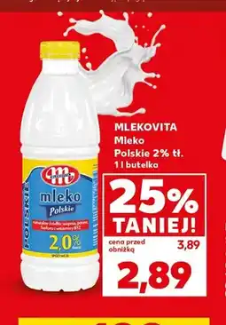 Kaufland Mleko Polskie Mlekovita 2% oferta