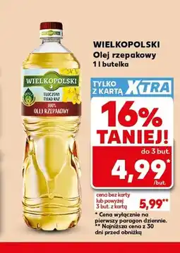 Kaufland Olej rzepakowy Wielkopolski oferta