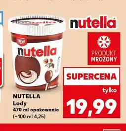 Kaufland Lody Nutella oferta