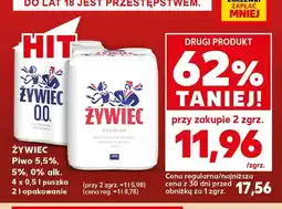 Kaufland Piwo Żywiec 5,5% 4-pak oferta