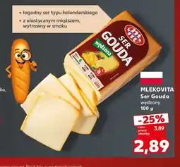 Kaufland Ser gouda wędzony Mlekovita oferta