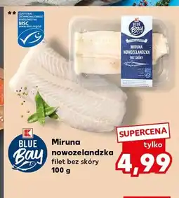 Kaufland Miruna nowozelandzka filet bez skóry Blue Bay oferta