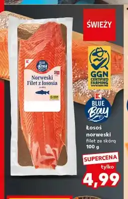 Kaufland Łosoś norweski filet ze skórą Blue Bay oferta