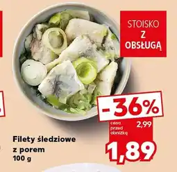 Kaufland Filety śledziowe z porem oferta