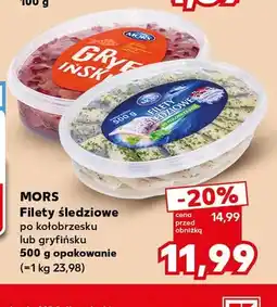 Kaufland Filety śledziowe po kołobrzesku Mors oferta