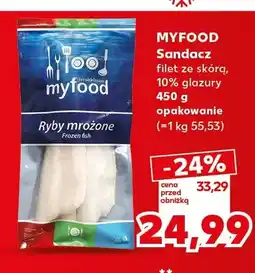 Kaufland Sandacz filet ze skórą Myfood oferta