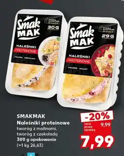 Kaufland Naleśniki proteinowe twaróg z malinami Smakmak oferta