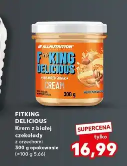Kaufland Krem z białej czekolady z orzechami Fitking Delicious Allnutrition oferta