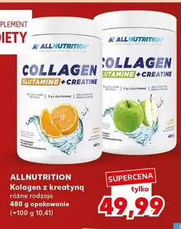 Kaufland Kolagen z kreatyną pomarańczowy Allnutrition oferta