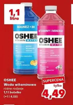Kaufland Woda witaminowa magnez + B6 cytryna-pomarańcza Oshee oferta