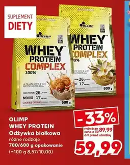 Kaufland Odżywka białkowa Whey Protein cookies cream Olimp oferta