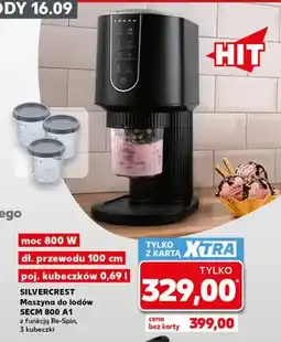Kaufland Maszyna do lodów Secm 800 A1 z funkcją Re-Spin Silvercrest oferta