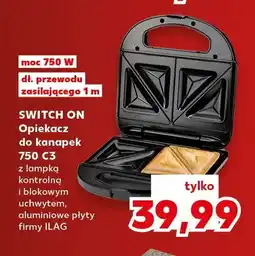 Kaufland Opiekacz do kanapek 750 C3 Switch On oferta