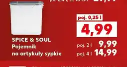 Kaufland Pojemnik na artykuły sypkie 0,25 l Spice & Soul oferta