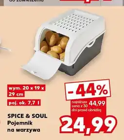 Kaufland Pojemnik na warzywa Spice & Soul oferta