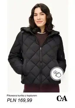 C&A Pikowana kurtka z kapturem C & A oferta