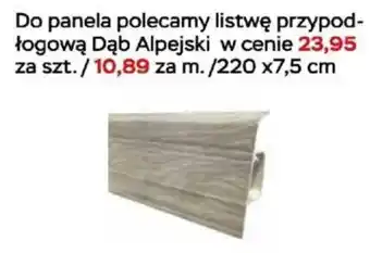 Listwa przypodłogowa Dąb Alpejski
