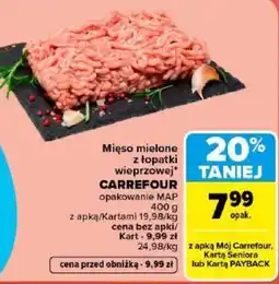 Carrefour Mięso mielone z łopatki wieprzowej CARREFOUR oferta