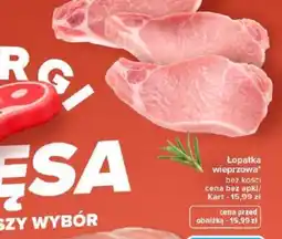 Carrefour Łopatka wieprzowa bez kości oferta