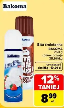 Carrefour Bita śmietanka BAKOMA oferta