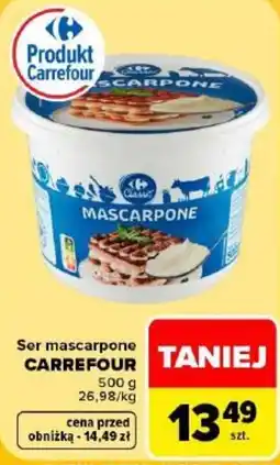 Carrefour Ser mascarpone CARREFOUR oferta