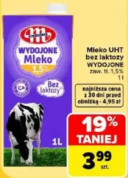 Carrefour Mleko UHT bez laktozy WYDOJONE oferta