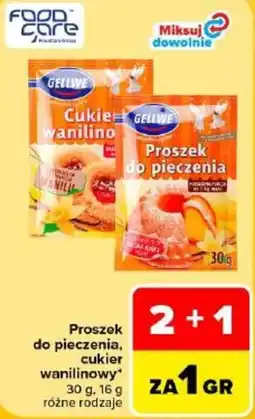 Carrefour Proszek do pieczenia, cukier wanilinowy Gellwe oferta