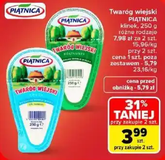 Carrefour Twaróg wiejski PIĄTNICA oferta