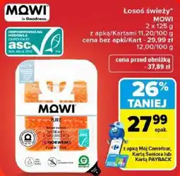 Carrefour Łosoś świeży MOWI oferta