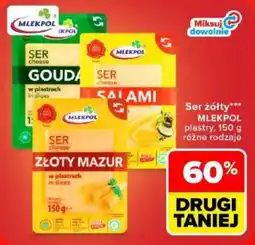 Carrefour Ser żółty MLEKPOL oferta