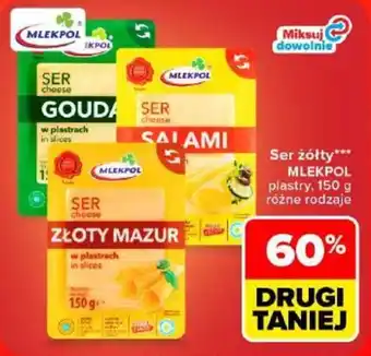Carrefour Ser żółty MLEKPOL oferta