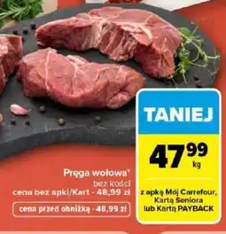 Carrefour Pręga wołowa oferta