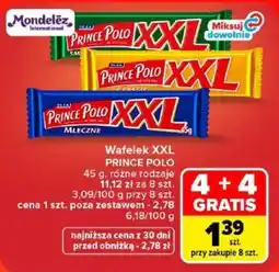 Carrefour Wafelek XXL PRINCE POLO oferta
