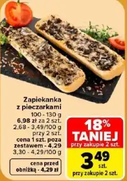 Carrefour Zapiekanka z pieczarkami oferta