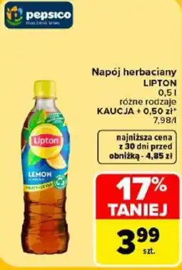 Carrefour Napój herbaciany LIPTON oferta