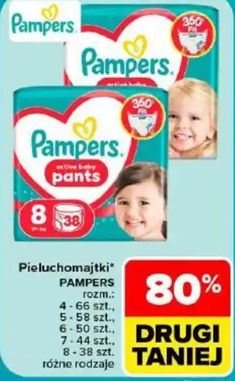 Carrefour Pieluchomajtki Pampers oferta