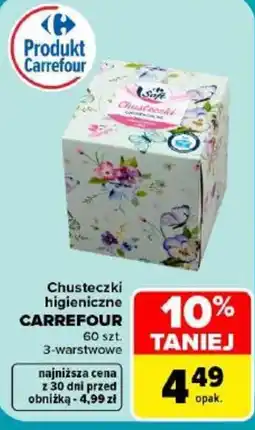 Carrefour Chusteczki higieniczne CARREFOUR oferta