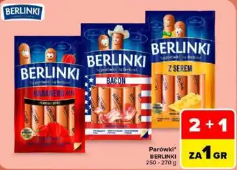 Carrefour Parówki BERLINKI oferta