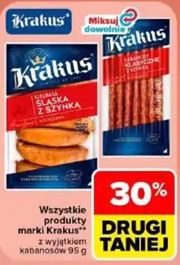 Carrefour Kiełbasa Śląska z Szynką Kraina Wędlin oferta
