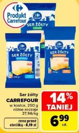 Carrefour Ser żółty CARREFOUR oferta