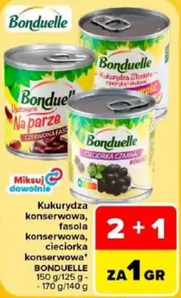 Carrefour Kukurydza konserwowa, fasola konserwowa, cieciorka konserwowa oferta