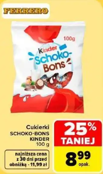 Cukierki SCHOKO-BONS KINDER