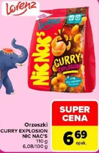 Carrefour Orzeszki CURRY EXPLOSION NIC NAC'S oferta