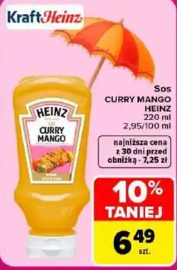 Carrefour Sos Curry Mango Heinz oferta